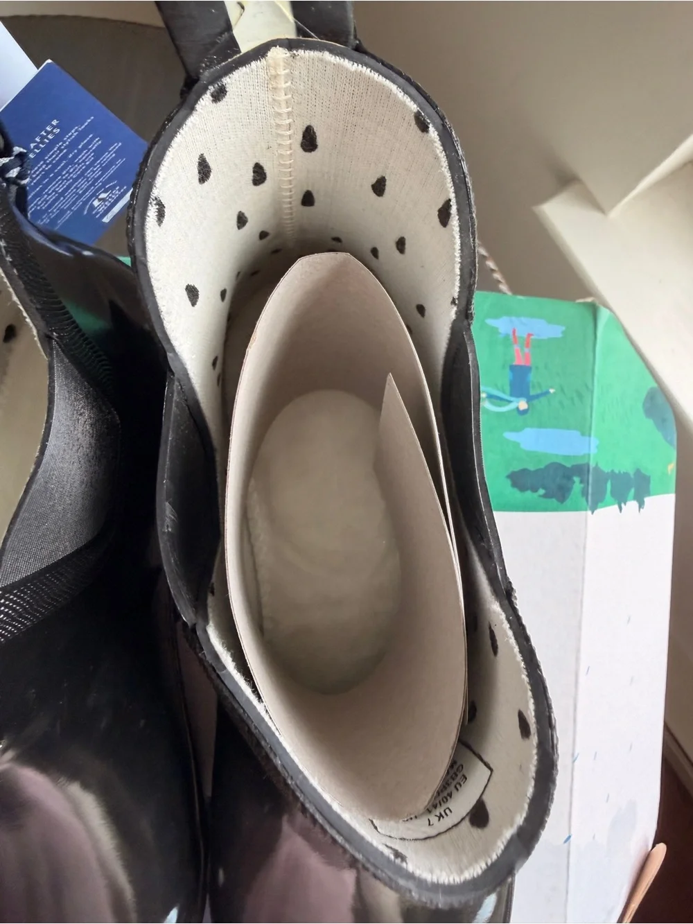Joules Rosalind Wellibob Gloss Rain Boot Size 9